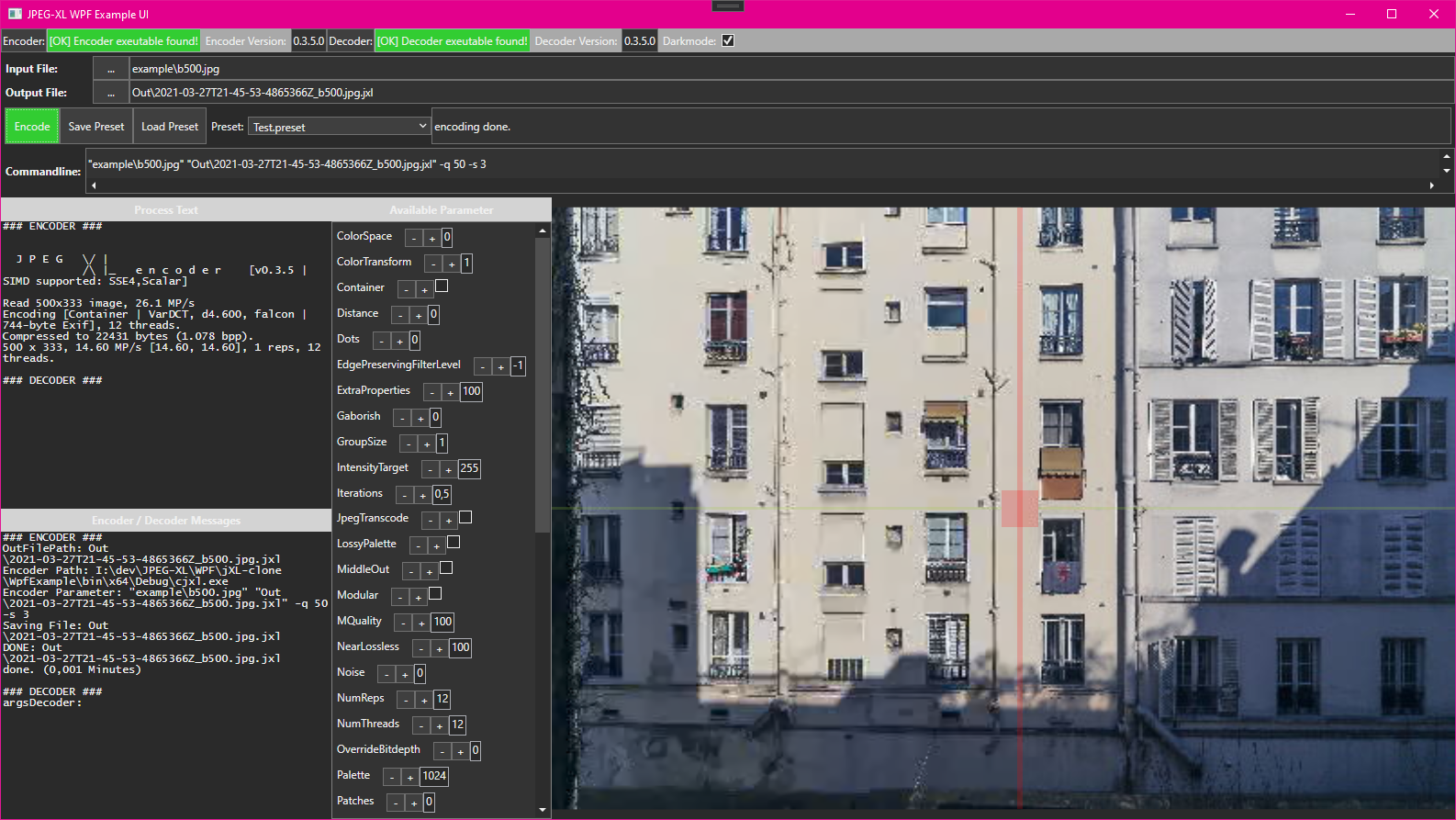 jpeg-xl encoder wrapper c# / csharp